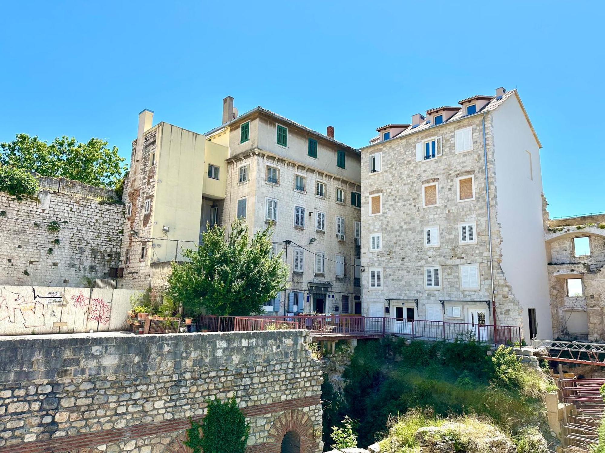 スプリトTerazza Grande In Diocletian Towerアパートメント エクステリア 写真