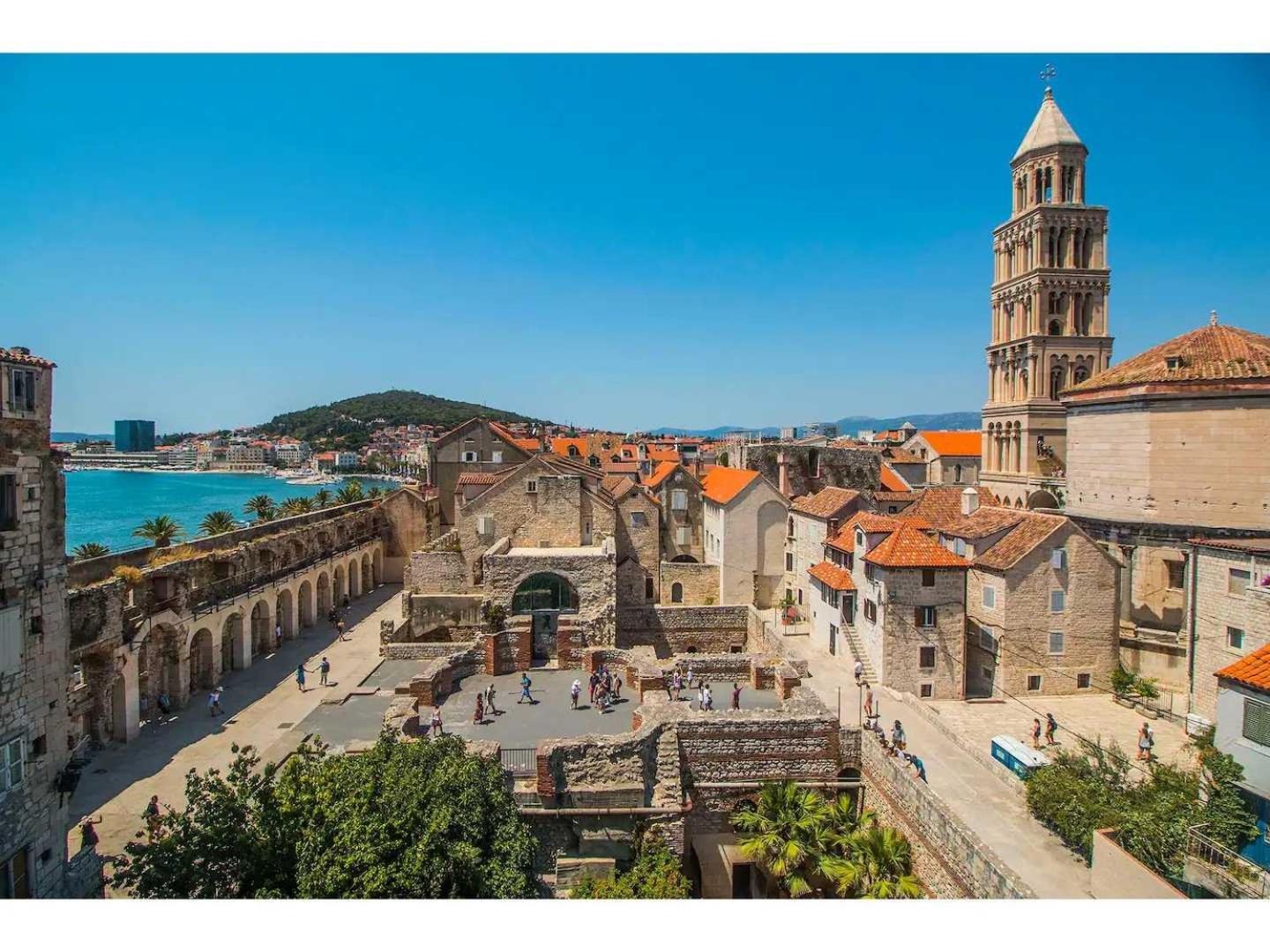 スプリトTerazza Grande In Diocletian Towerアパートメント エクステリア 写真