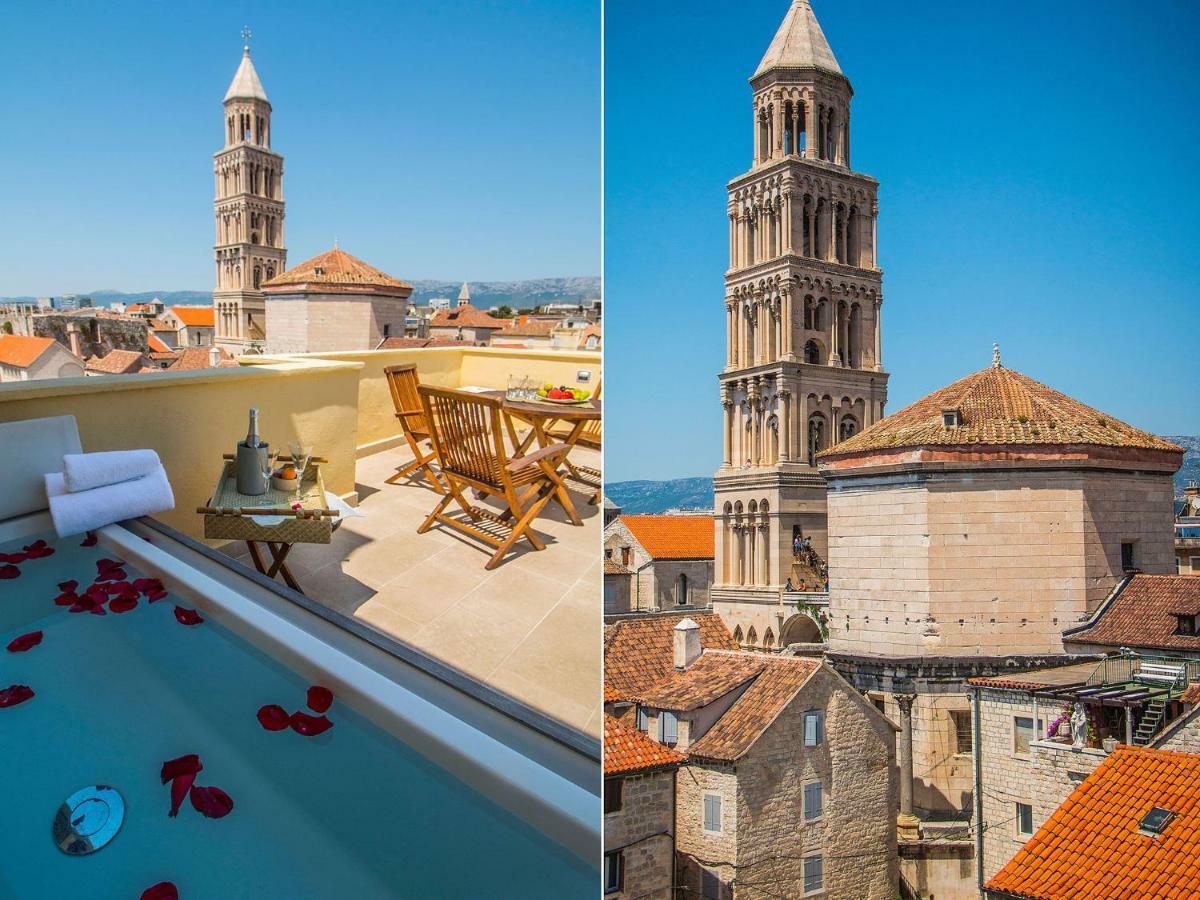 スプリトTerazza Grande In Diocletian Towerアパートメント エクステリア 写真