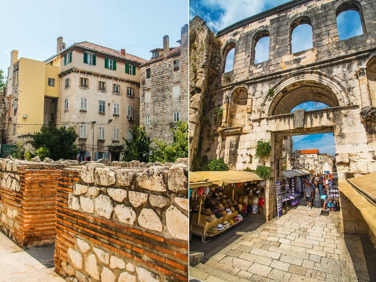 スプリトTerazza Grande In Diocletian Towerアパートメント エクステリア 写真